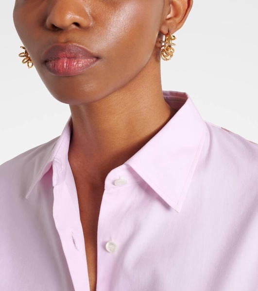 Multi Ring Small embellished hoop earrings