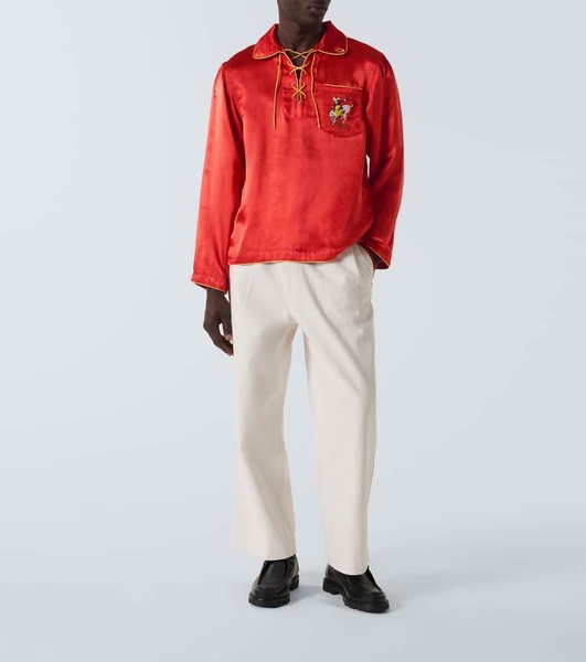 Bronco embroidered shirt
