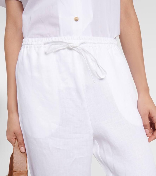 Aurelia linen straight pants