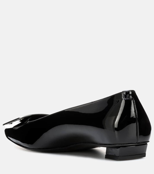 Belle Vivier patent leather ballet flats