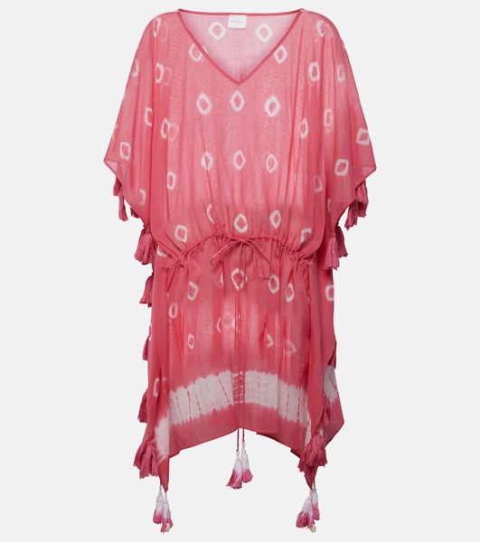 Sand Dollar tie-dye cotton kaftan