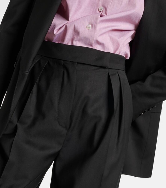 Rimini virgin wool wide-leg pants