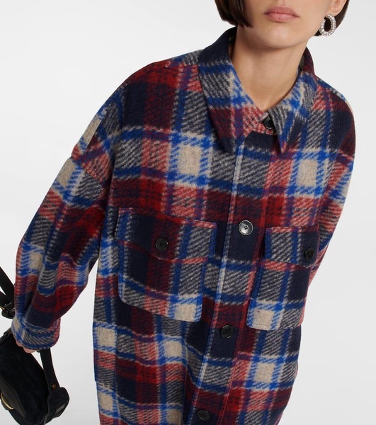 Fontizi checked coat