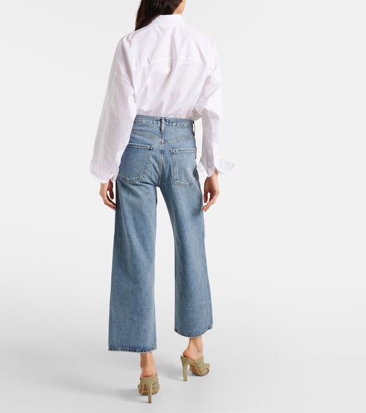 Ren high-rise wide-leg jeans