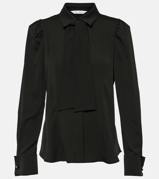 Paraggi tie-neck silk blouse