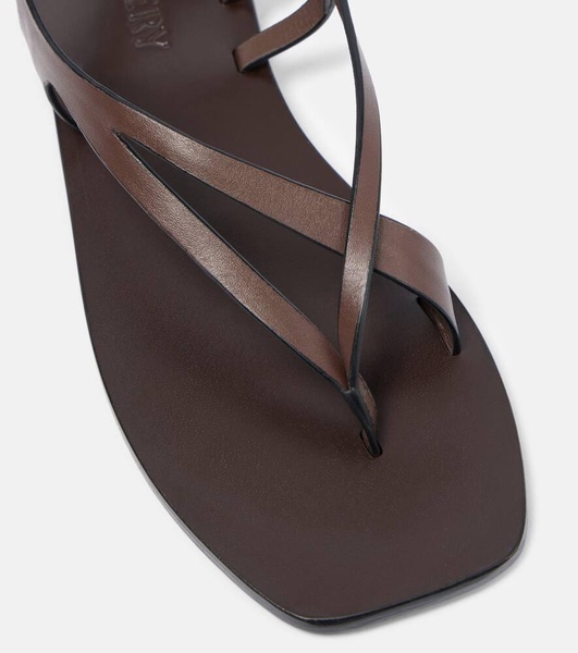 Rita leather thong sandals
