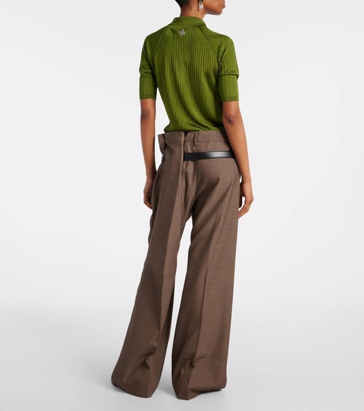 Partar wool flared pants