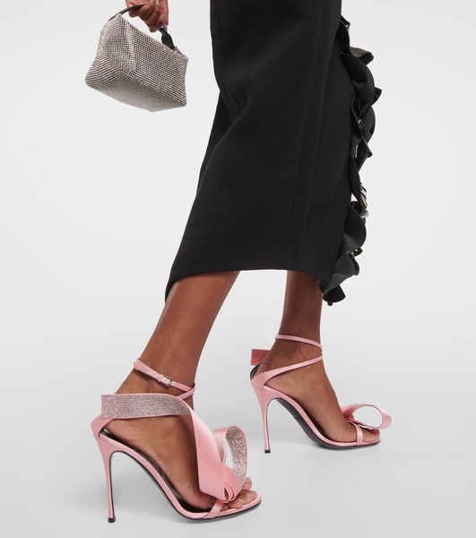 x Sergio Rossi Marquise embellished sandals