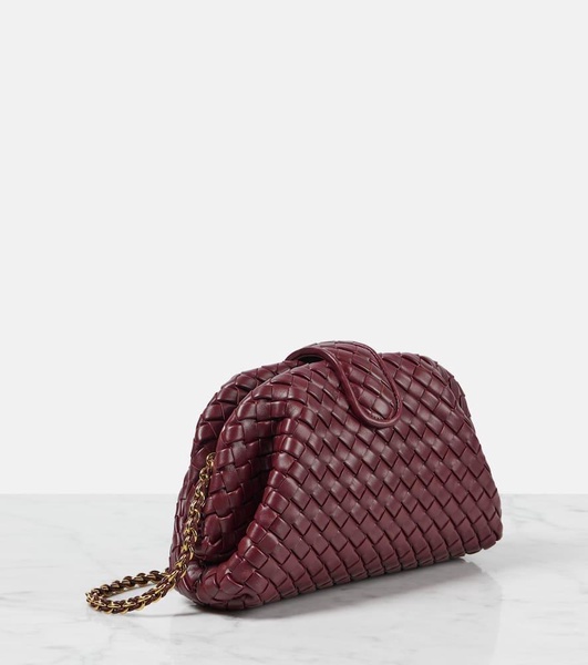 Lauren 1980 Small Intrecciato leather clutch