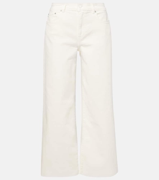 Saige high-rise wide-leg jeans