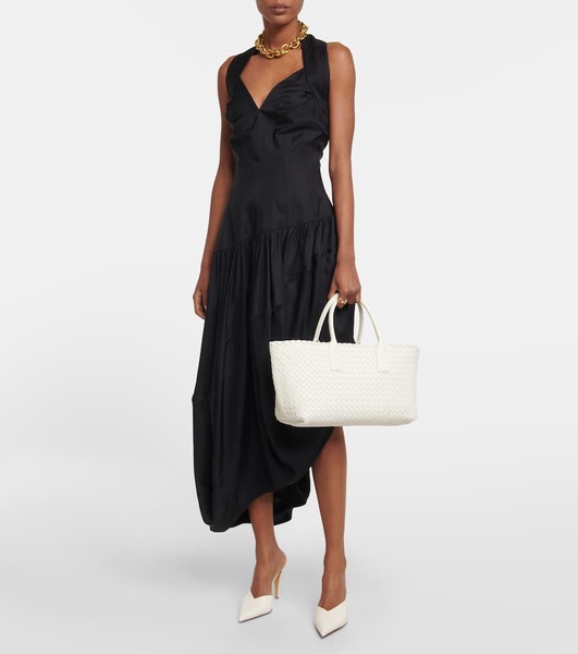 Cabat Small leather tote bag