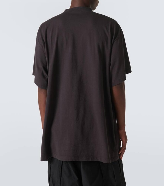 Printed oversized cotton T-shirt