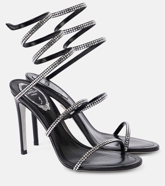 Cleo 105 embellished satin sandals