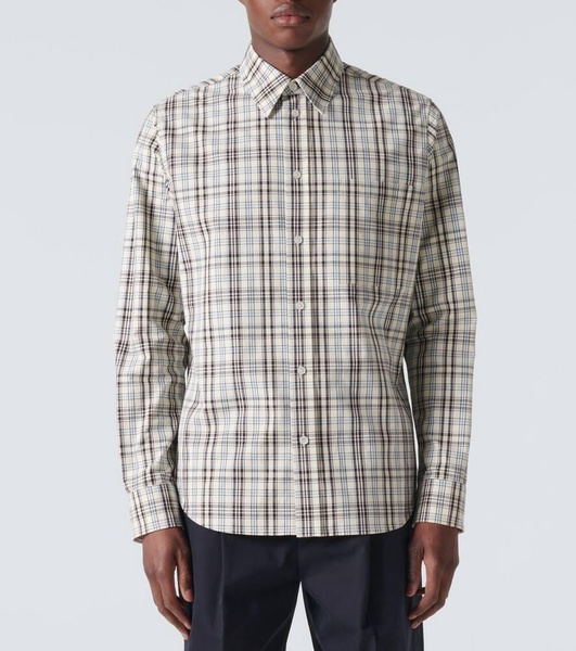 Checked cotton shirt