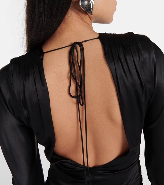 Silk minidress