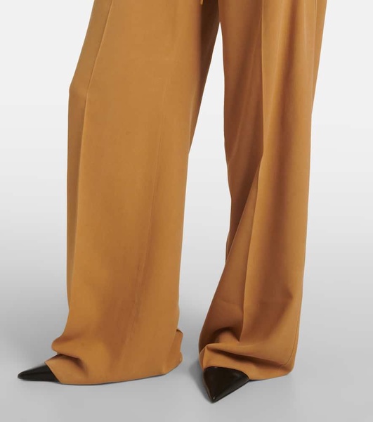 Grana silk wide-leg pants