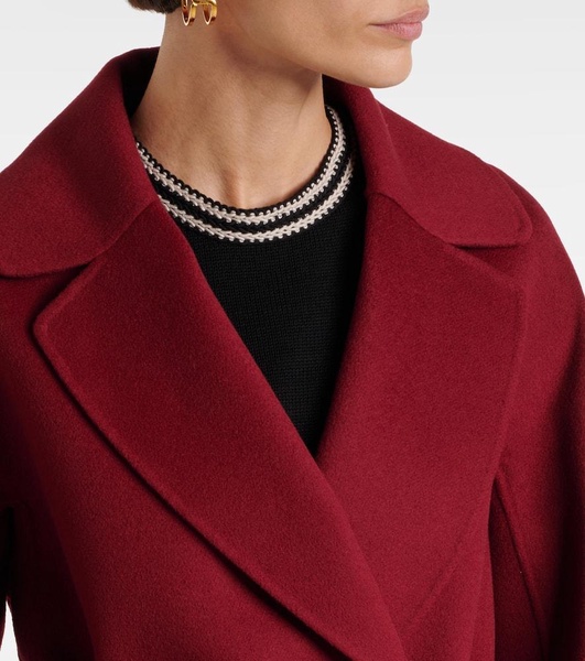 Wool wrap coat
