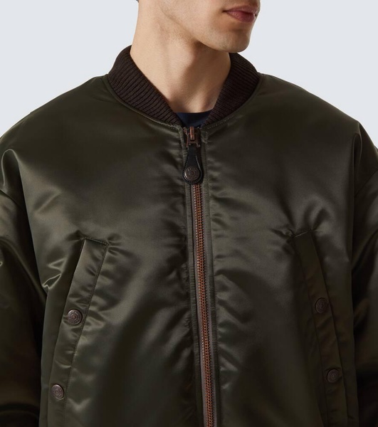 Logogram bomber jacket