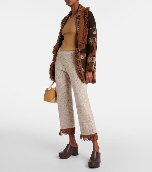 Icon Jacquard cashmere cardigan