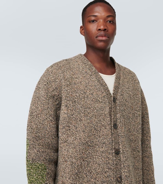 Wool and alpaca cardigan