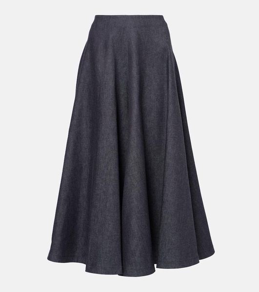 Varda cotton midi skirt