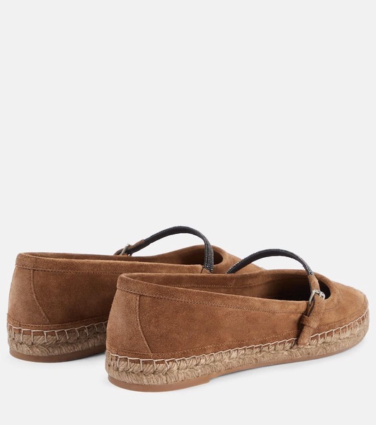 Monili suede espadrilles
