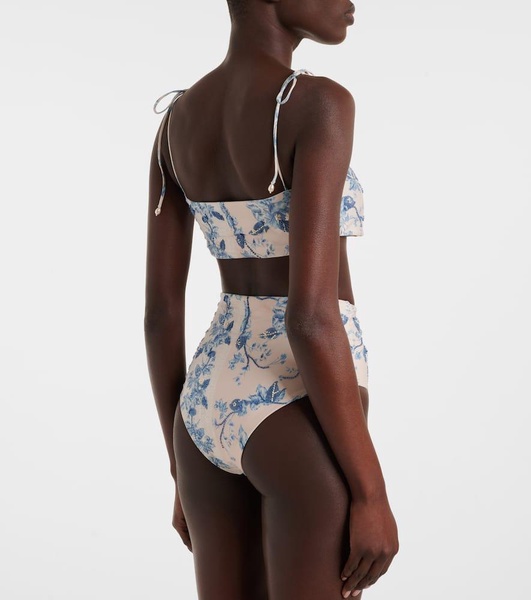 Primavera floral bikini top
