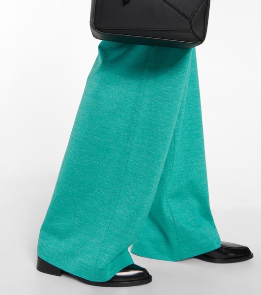 Eolie drawstring cotton and linen pants
