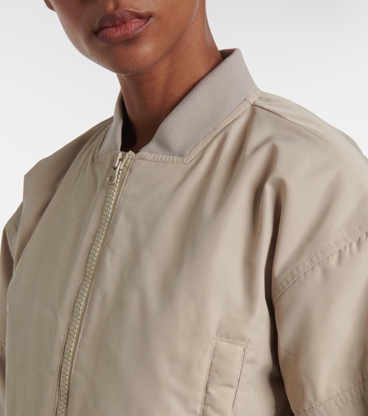 Truenature cropped bomber jacket