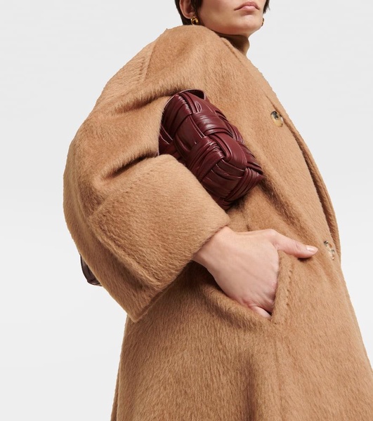 Caronte oversized camel wool coat 