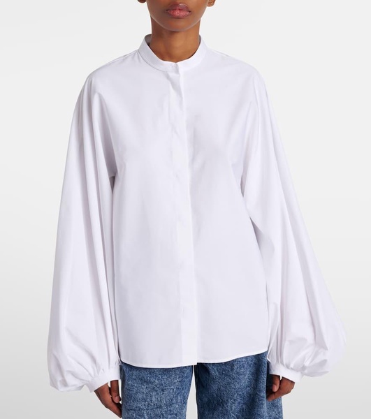 Cotton poplin shirt