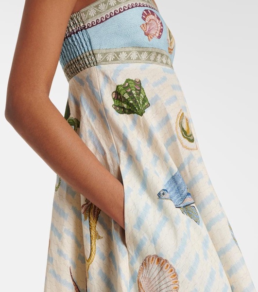 Bath House linen maxi dress