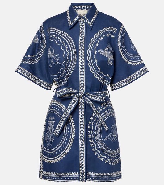 Oceane linen minidress