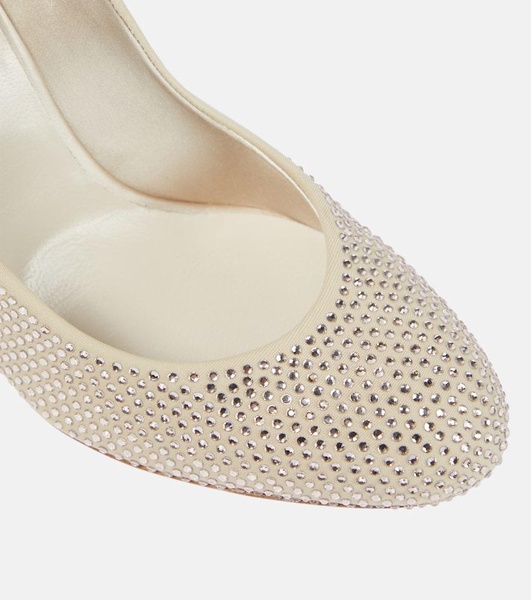 Marylin crystal-embellished pumps
