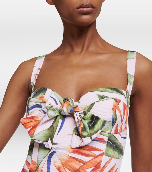 Carla floral printed swimsuit