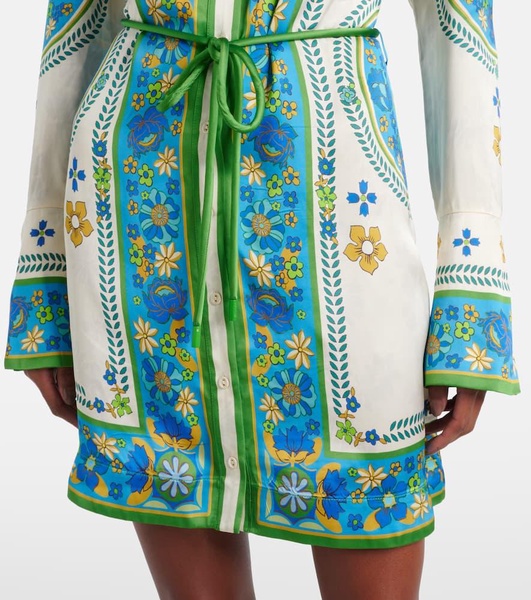 Vivianna printed shirt dress
