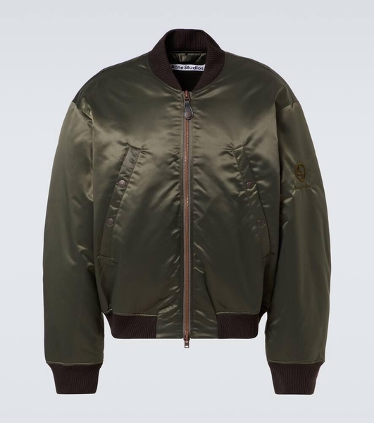 Logogram bomber jacket