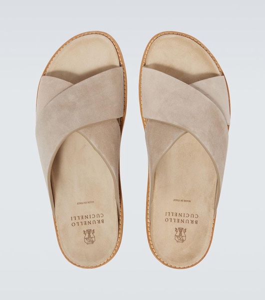 Suede sandals