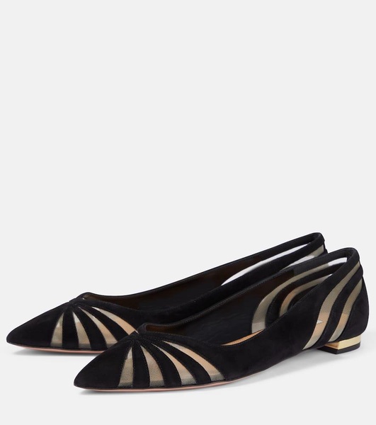 The Spy suede ballet flats