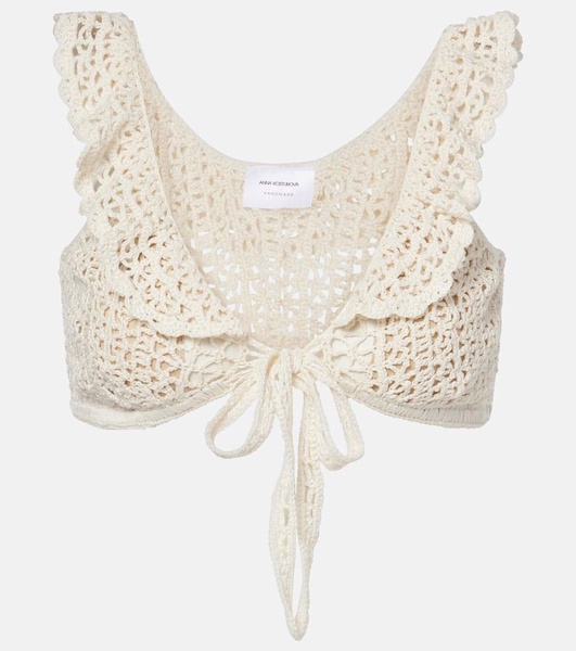 Brigitte crochet cotton top