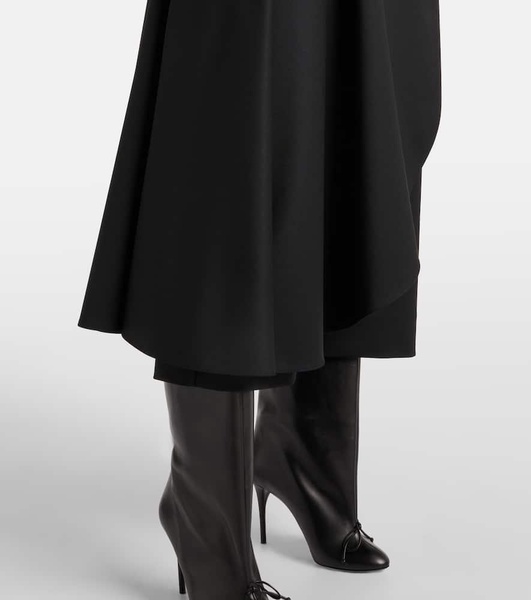 Wool skirt pants