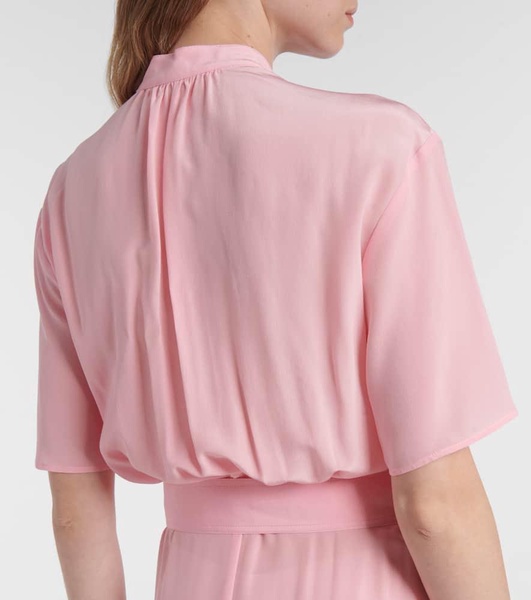 Iconic silk midi dress