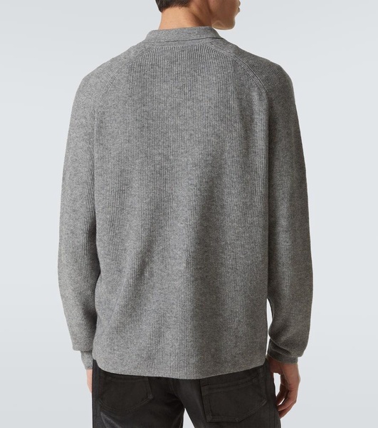 Cotton and cashmere overshirt