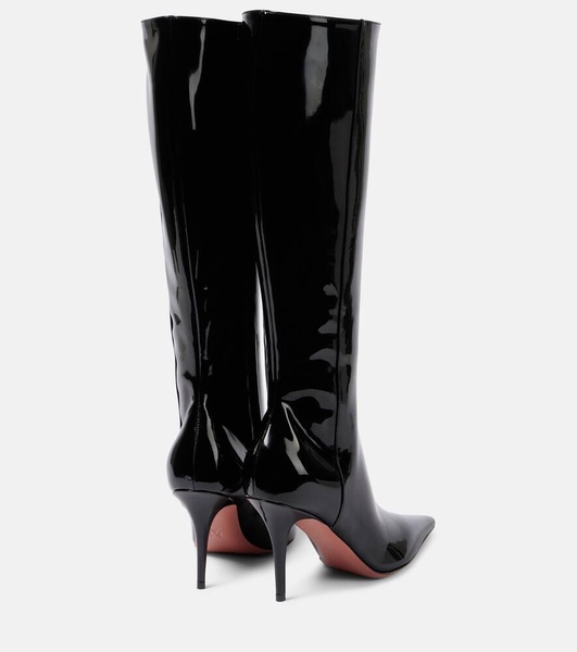 Barbara 90 patent leather knee-high boots