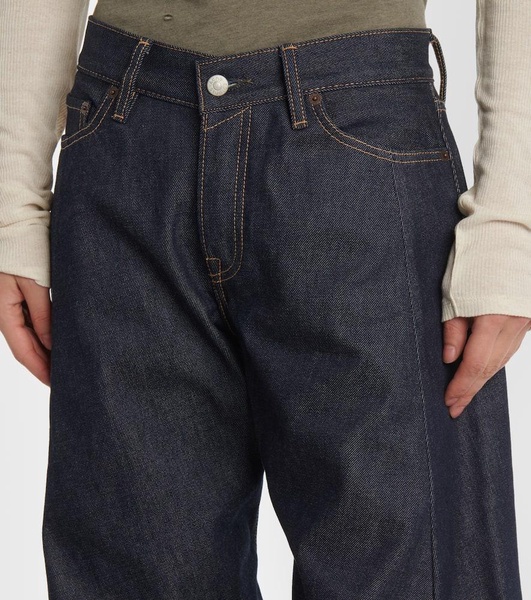 2006F mid-rise barrel-leg jeans
