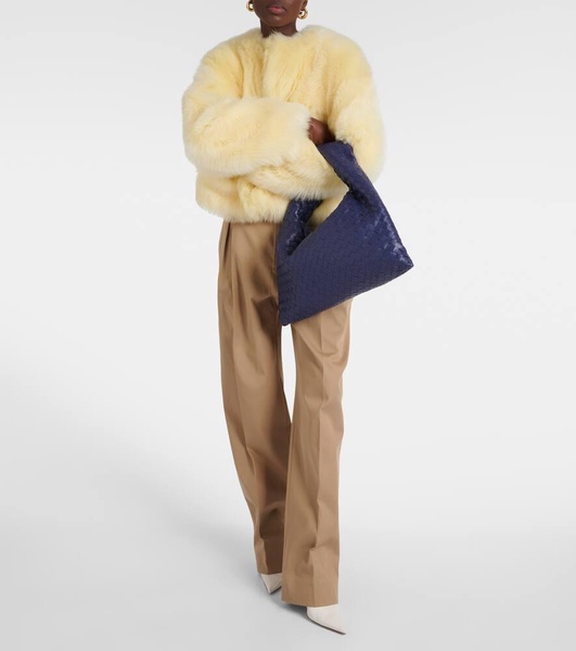 Hop Medium Intrecciato leather tote bag
