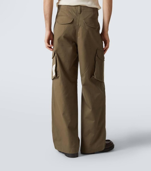 Cotton twill cargo pants