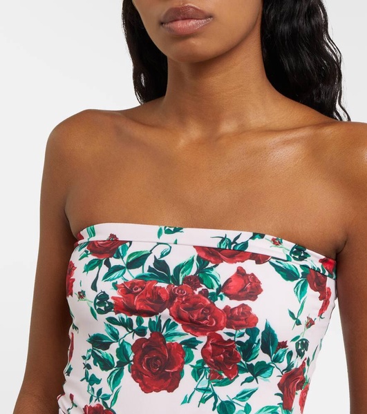 Whitney floral belted swimsuit