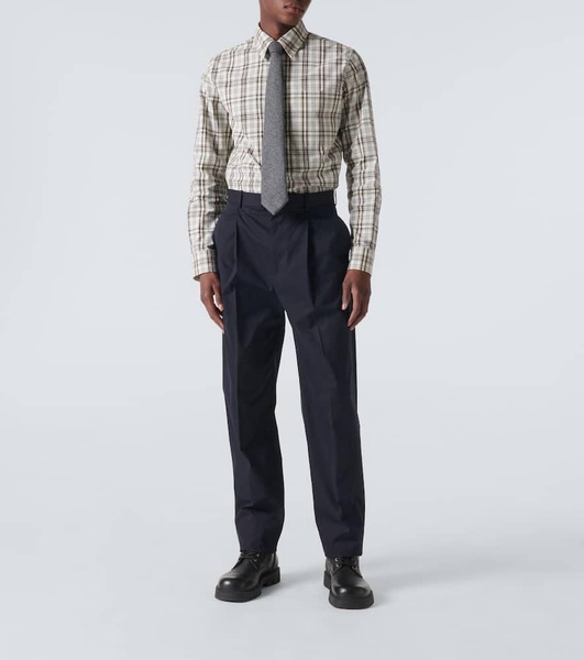 Checked cotton shirt