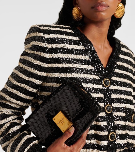 1945 Soft sequined shoulder bag